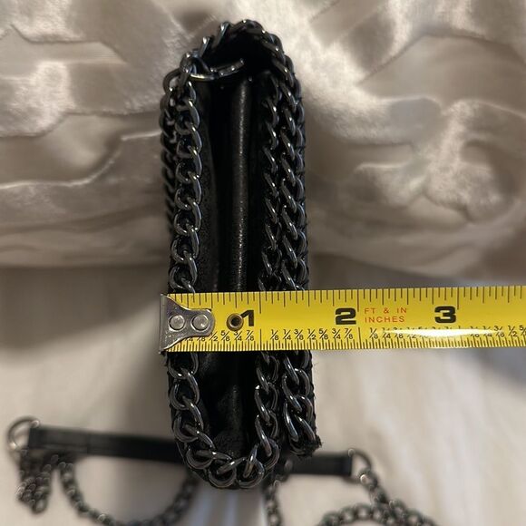 NWOT SOLD OUT Nordstrom Chelsea28 Faux Leather Wallet on a Chain in Black - Picture 10 of 15